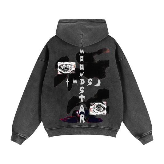 Zip-Through Boxy Fleece Hoodie