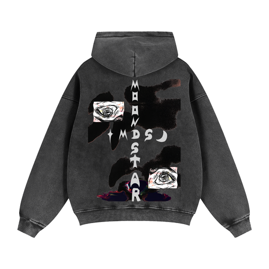 Zip-Through Boxy Fleece Hoodie