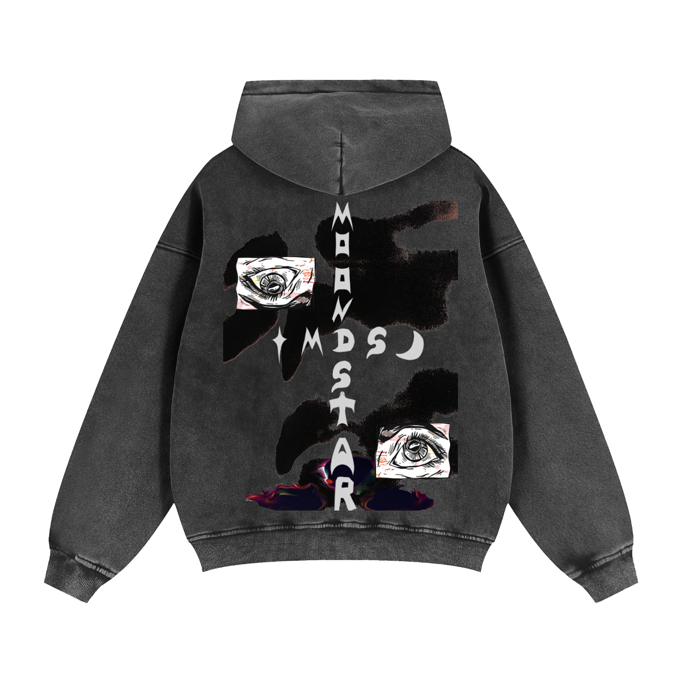 Zip-Through Boxy Fleece Hoodie